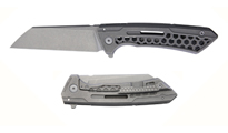 Hoback Buster Framelock Stonewash